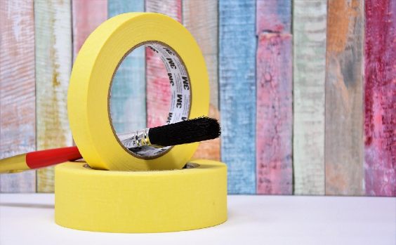 Klebeband Farben Pinsel