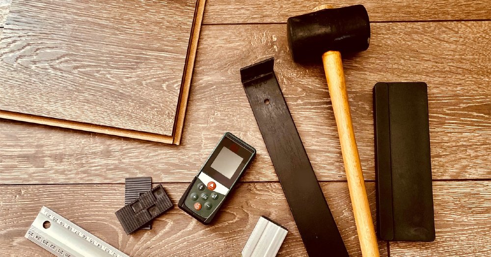 Werkzeug zum Laminat verlegen