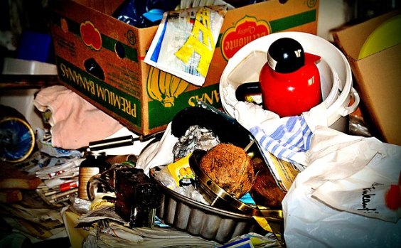 Wohnung eines Messies
