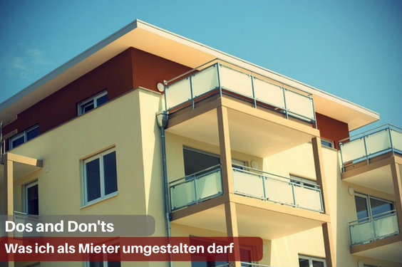 Was man in der Mietwohnung verändern darf
