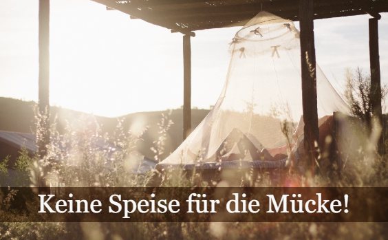 Moskitonetz im Freien