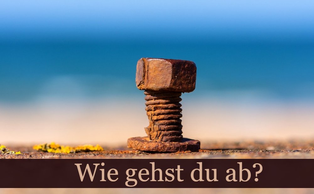 Mutter verrostet