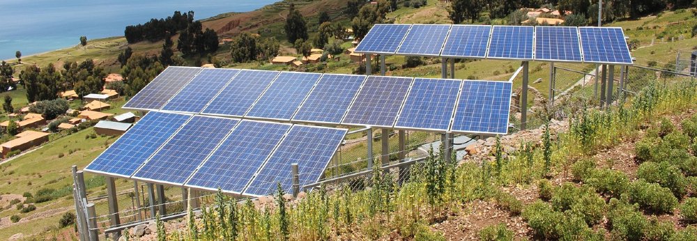 PV-Anlage im Garten