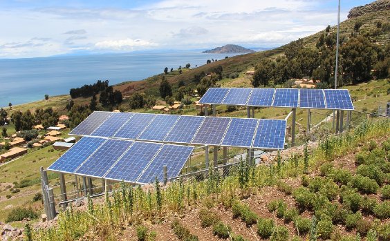 PV-Anlage im Garten