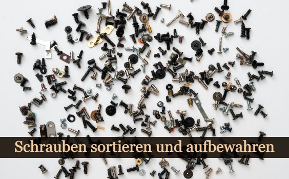 Unsortierte Schrauben