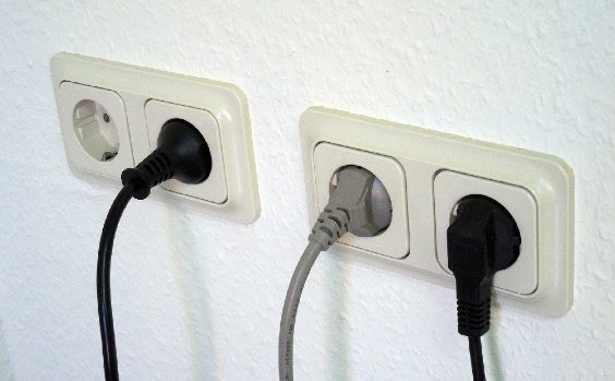 Steckdosen in Wand