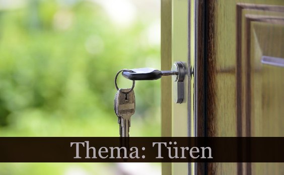 Tür Schlüssel Thema