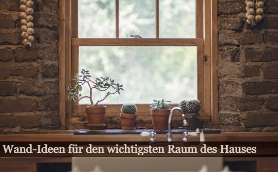 Wangestaltung in der Küche
