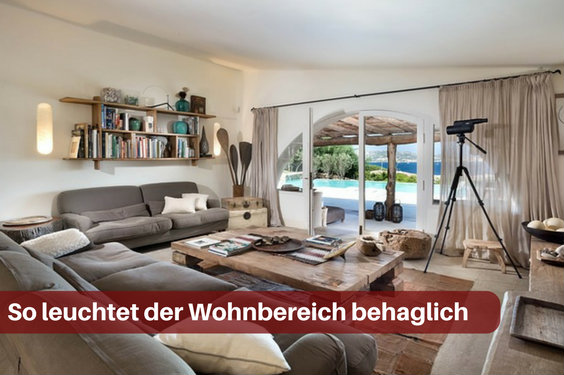 Licht im Wohnzimmer