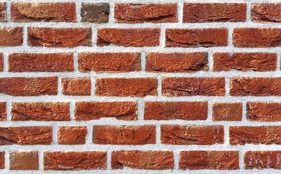 Mauer aus Ziegeln
