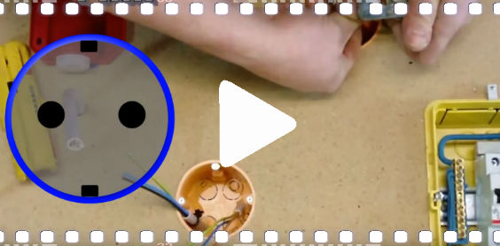 Video Steckdose und Schalter anschliessen